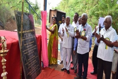 Laying of foundation stone for Silver Jubilee Pillar