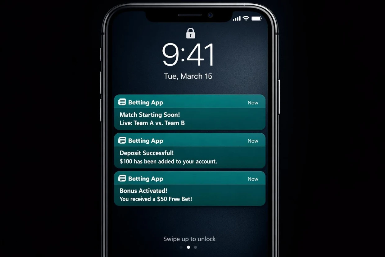 ReddyBook App push notifications for live match updates deposits and promotions